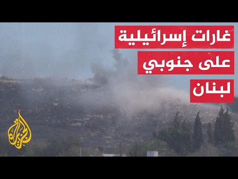 The occupation launches airstrikes for the first time since the truce, and Hezbollah responds