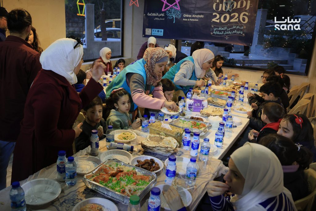 مأدبة إفطار لـ 25 طفلاً من ذوي الإعاقة في دمشق
