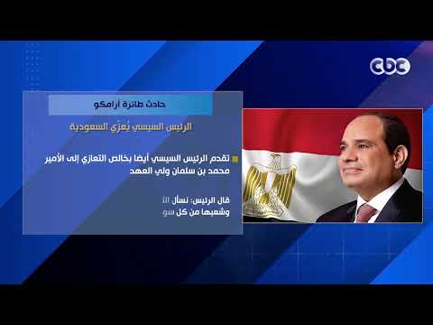 حـ ـادث طائرة أرامكو.. الرئيس السيسي يعزي السعودية