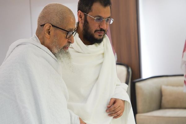 مفتي عام المملكة يصل إلى مشعر منى