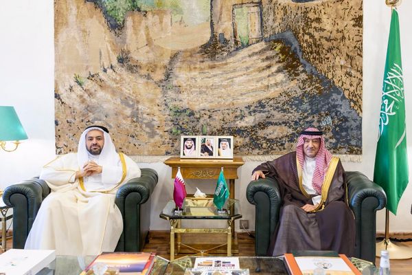نائب وزير الخارجية يستقبل وزير الدولة بوزارة خارجية دولة قطر