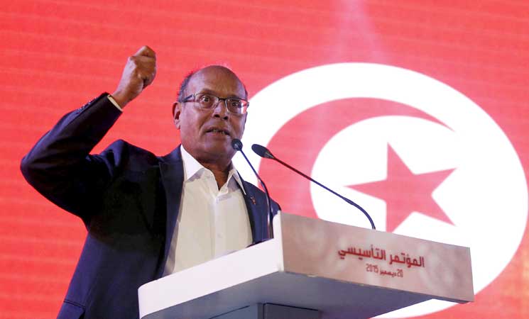 المرزوقي: ثلاثة سيناريوهات تحدد مستقبل تونس وأفضلها “الثورة السلمية”- (فيديو)