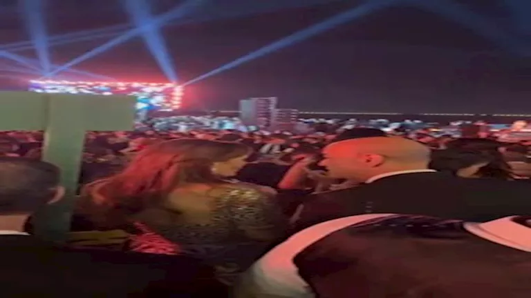 أحدث ظهور للإعلامي عمرو أديب ودينا طلعت بعد تصدرهما التريند