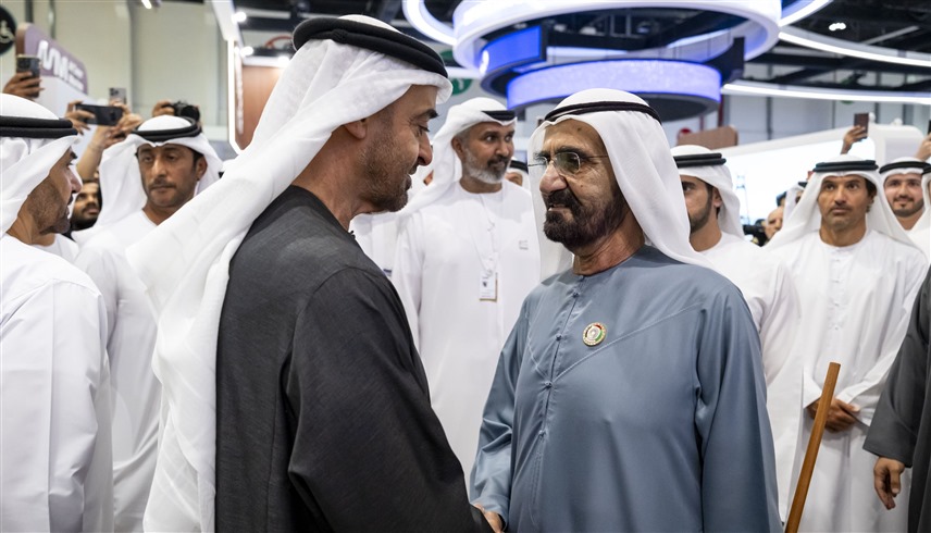 محمد بن زايد يلتقي محمد بن راشد بمنصة "اصنع في الإمارات"