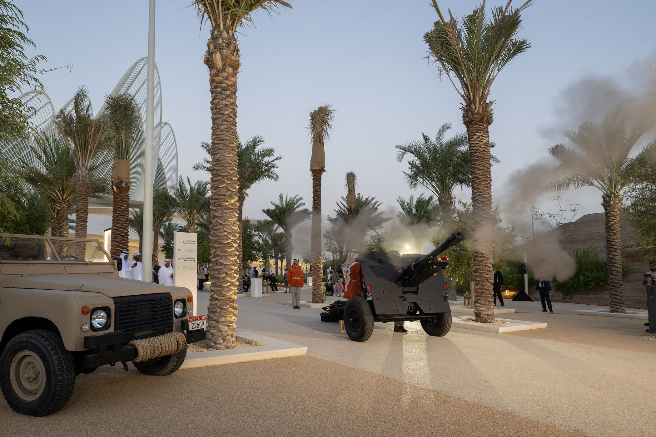 إطلاق مدفع الإفطار لأول مرة في متحف زايد الوطني