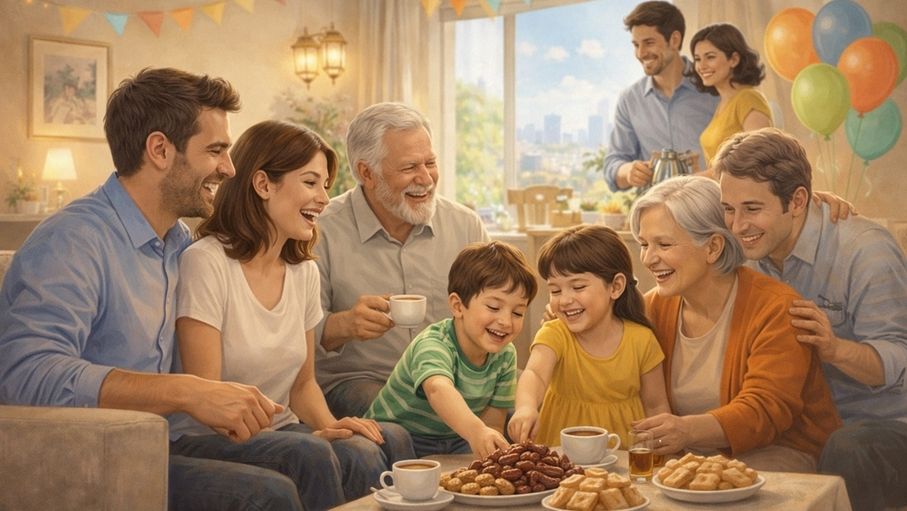 تزامن العيد ويوم "السعادة العالمي".. دعوة للتراحم والبحث عن لحظات الفرح