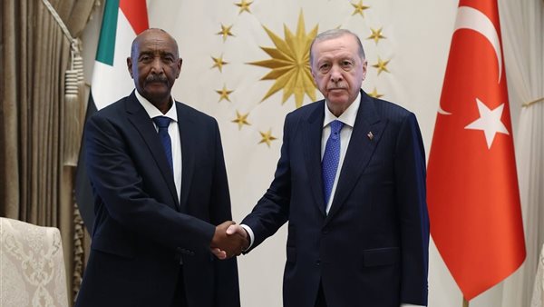أردوغان والبرهان يبحثان العلاقات التركية السودانية في أنقرة