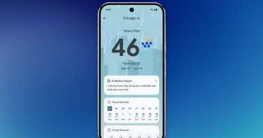 تحديث جديد لتطبيق Pixel Weather يمنحه مظهرًا أكثر وضوحًا وألوانًا جريئة