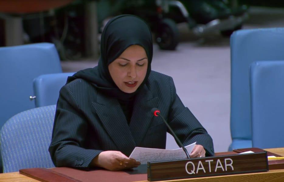 ‫ دولة قطر تؤكد التزامها التام بميثاق الأمم المتحدة وتدعو الى وضع حدّ للانتهاكات المستمرة له