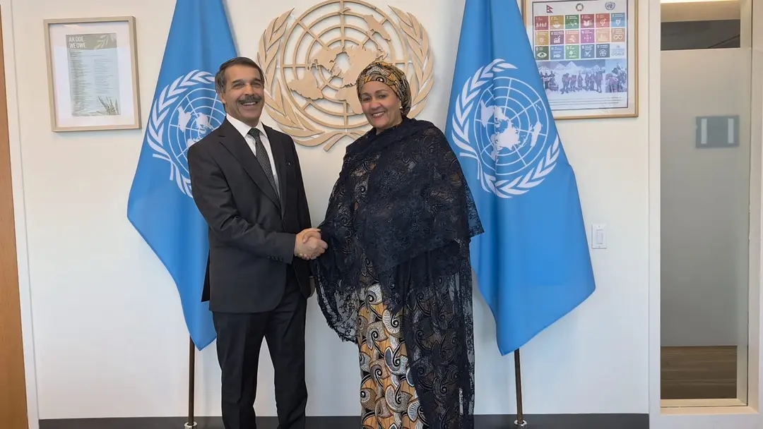 بوالزرد يجري مباحثات مع نائبة الأمين العام للأمم المتحدة بنيويورك