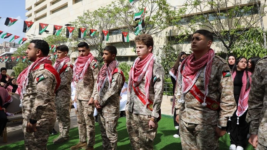 المكتبة الوطنية تقيم احتفالية بيوم العلم الأردني