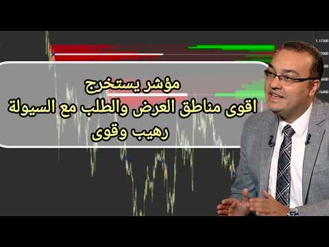مؤشر يستخرج اقوى مناطق العرض والطلب مع السيولة
