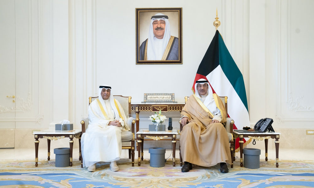 سمو ولي العهد يستقبل الأمين العام لمجلس التعاون لدول الخليج العربية