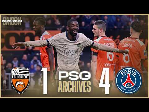 Ousmane Dembélé's Brace! Lorient 1-4 PSG (04/24/2024)