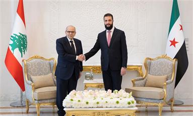الرئيس السوري يستقبل رئيس الوزراء اللبناني في دمشق