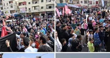وزارة الثقافة تستجيب لمبادرة اليوم السابع وتشارك فى إفطار المطرية.. فرق الوزارة تقدم مجموعة من العروض الفنية والتراثية.. الفعاليات شملت عروض الأراجوز والعرائس الشعبية.. وإقبال كبير من الأطفال والكبار.