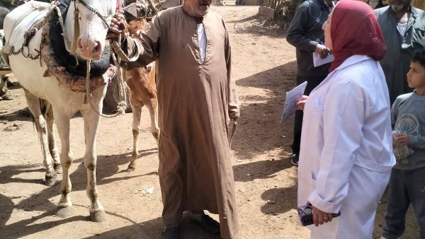 قافلة بيطرية لتقديم عدد من الخدمات الطبية لـ 5189 طائرا وماشية