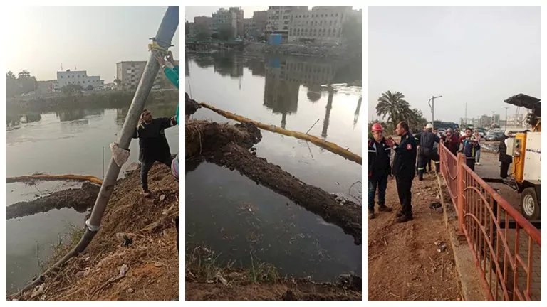 الري: غلق مصدر تسريب السولار بترعة الإسماعيلية