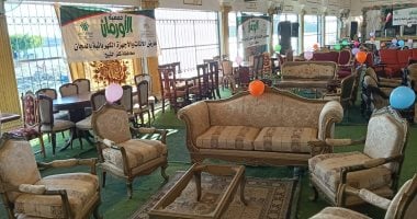 توزيع أثاث منزلى وأجهزة كهربائية على 120 أسرة بمركز مطوبس