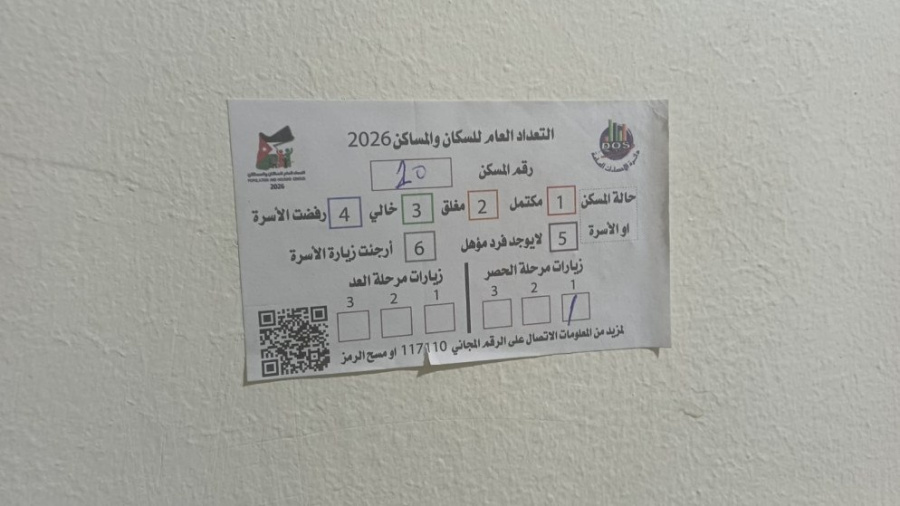 الإحصاءات: 62 سؤالا في المرحلة النهائية من التعداد خلال تشرين الأول