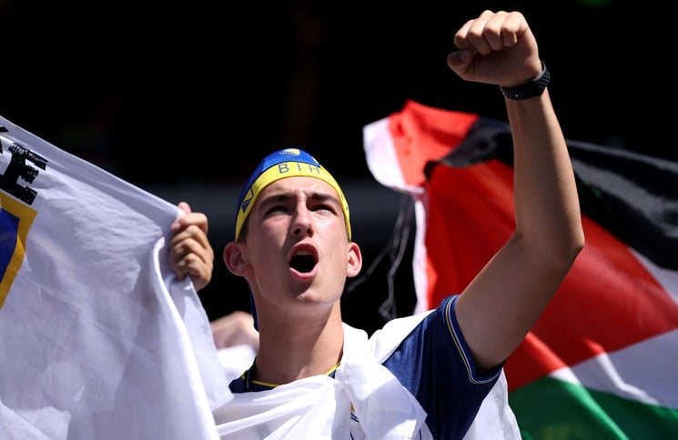 جماهير البوسنك والهرسك تهتف لفلسطين في مونديال 2026