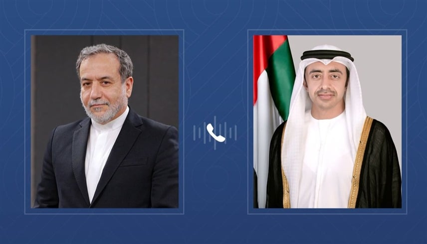 عبدالله بن زايد ووزير الخارجية الإيراني يبحثان هاتفياً التطورات في المنطقة