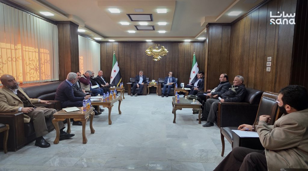 محافظ درعا يبحث مع مسؤول أممي تحديات واحتياجات القطاع الزراعي بالمحافظة