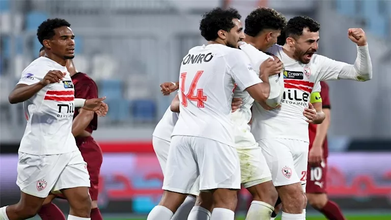 أرقام نادي الزمالك بحضور الصافرة التحكيمية لمحمد معروف