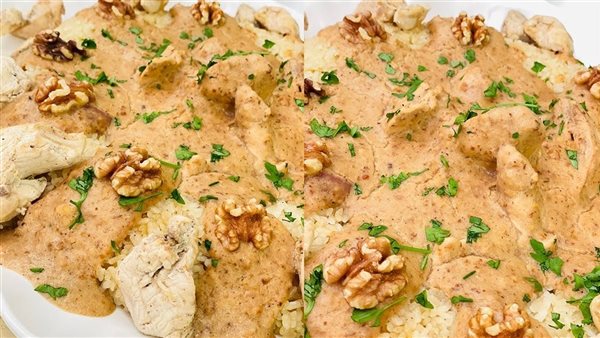 طريقة عمل شركسية الدجاج، أكلة لذيذة وفاخرة