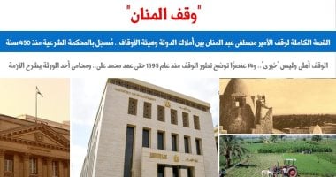 قصة وقف الأمير مصطفى عبدالمنان بين أملاك الدولة وهيئة الأوقاف
