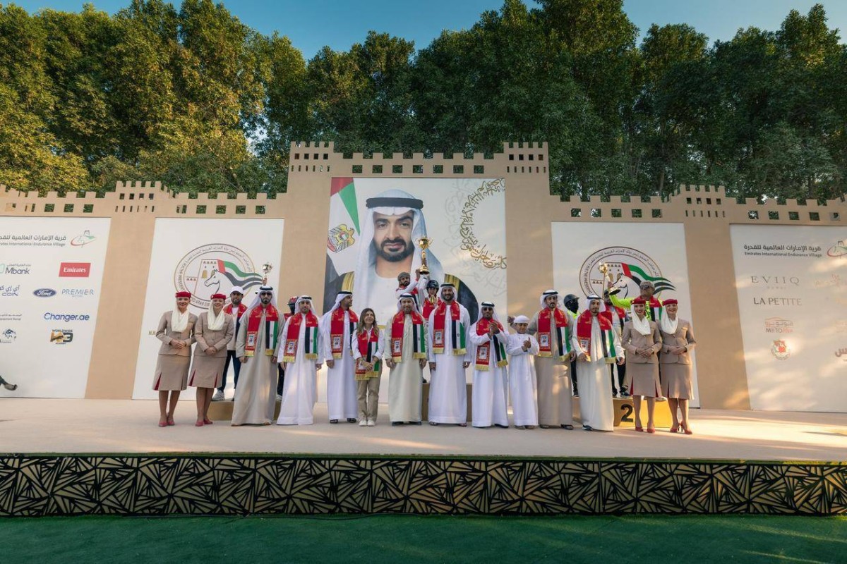 ماسة عدنان تهدي إسطبلات الوثبة لقب كأس رئيس الدولة للقدرة