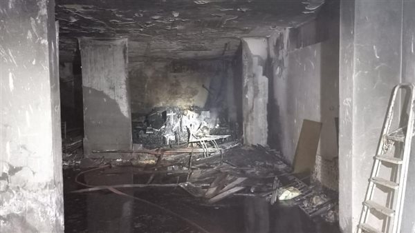 إخماد حريق اندلع في عقار سكني بمدينة العبور دون إصابات