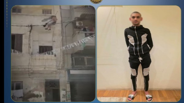 حرامي الجزم.. ضبط لص يحاول الهرب من شرفة شقة بالإسكندرية بعد سرقة أحذية