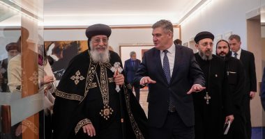 الرئيس الكرواتى يستقبل البابا تواضروس الثانى ويشيد بتاريخ الكنيسة ودورها في تعزيز الحوار
