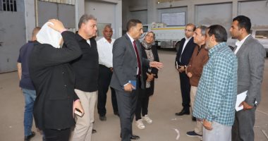 محافظ القليوبية يتفقد مصانع "باسوس" لدراسة أوضاع المصانع غير المرخصة