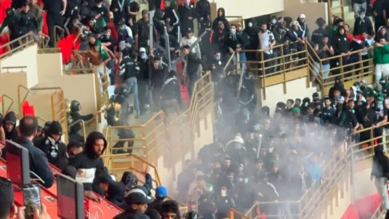 بعد كلاسيكو الجيش والرجاء.. توقيف 136 شخصاً في ليلة «شغب» بالرباط