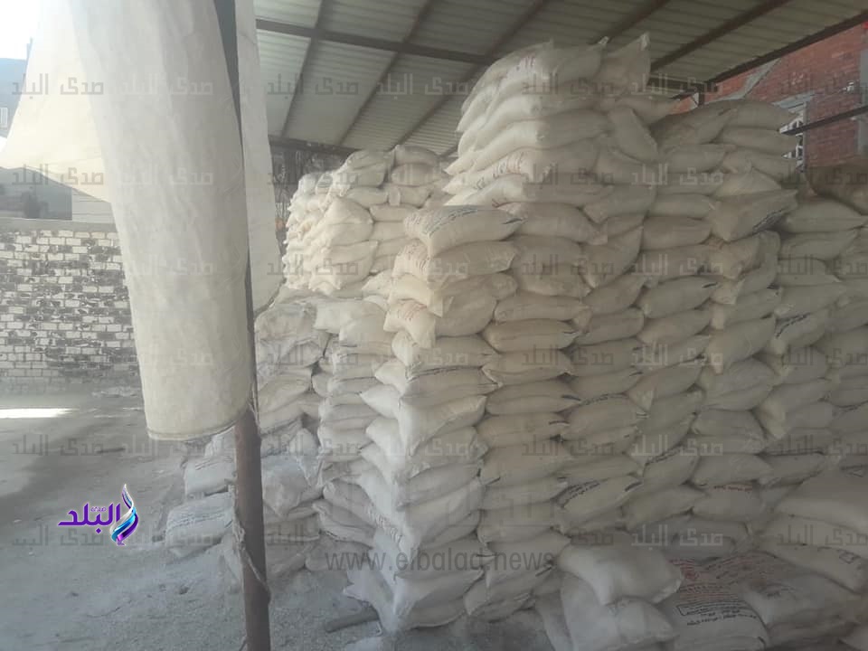 ضبط طن ملح طعام مجهول المصدر وغير صالح في حملة تموينية بالغربية
