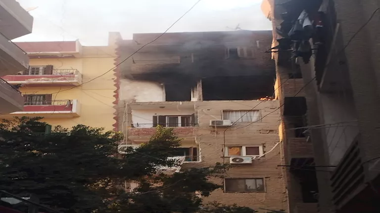 إخماد نيران شقة سكنية بالزاوية الحمراء دون إصابات