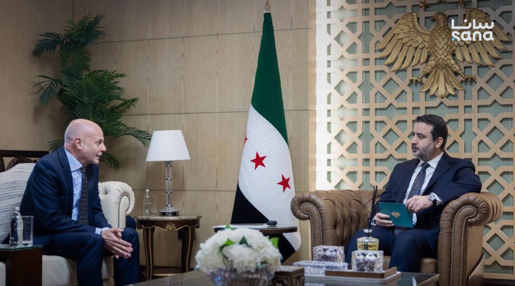 الشيباني يستقبل كوردوني ويبحث معه سبل تعزيز التعاون بين الحكومة السورية والأمم المتحدة