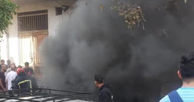 احتراق 10 سيارات فى حريق جراج سيارات بالبيطاش الإسكندرية