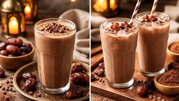 طريقة عمل مشروب تمر بالكاكاو الطبيعي
