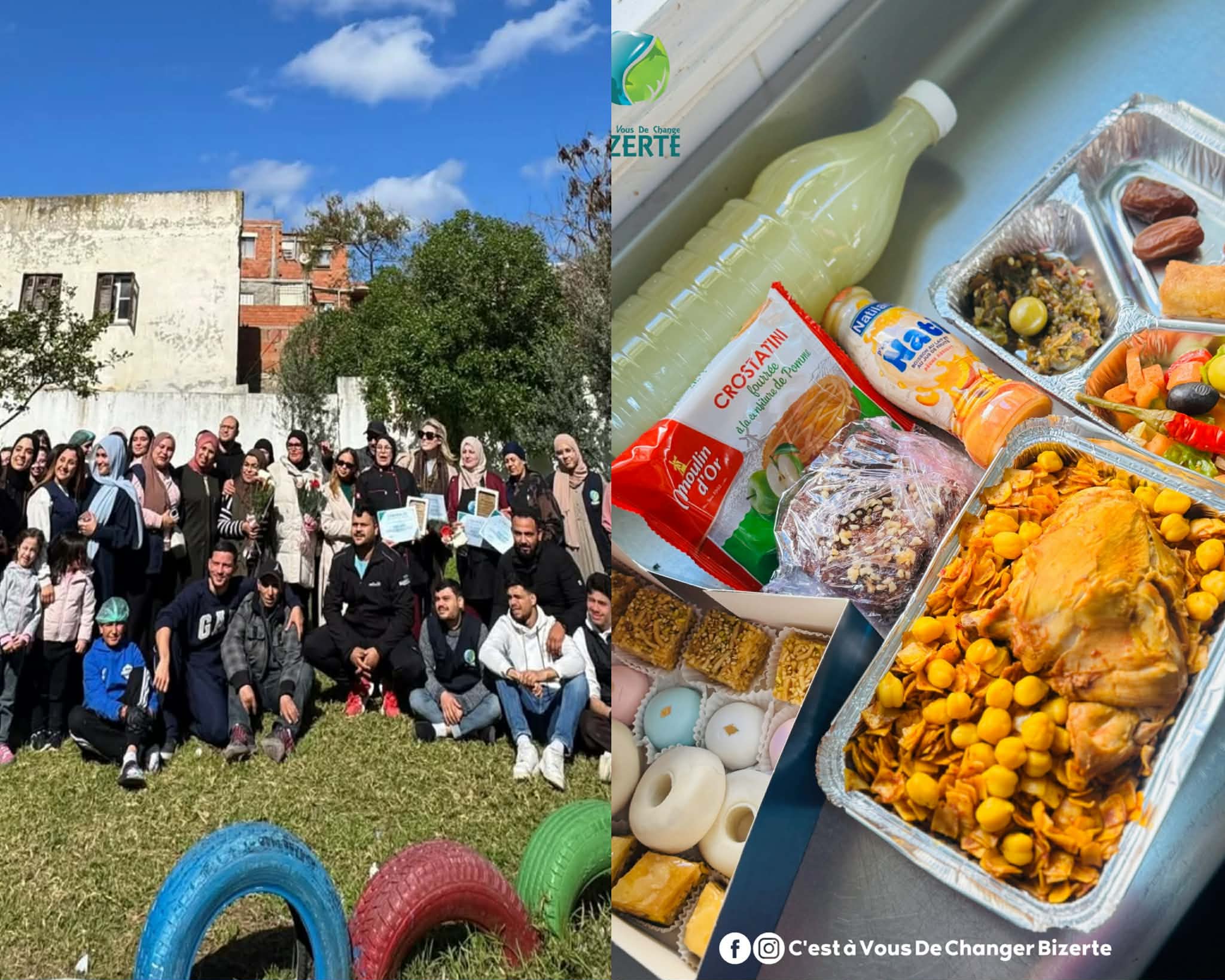 جمعية "أنتم تغيرون" بنزرت تختتم حملتها الرمضانية بتقديم 13629 وجبة إفطار وتوفير كسوة لـ 350 طفلاً