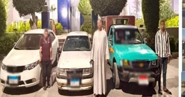 ضبط 3 أشخاص لسيرهم بسيارات عكس الاتجاه بطرق بني سويف
