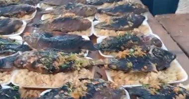 1400 وجبة للمتعففين ودور كبار السن والمغتربين بمائدة بر الوالدين بكفر الشيخ