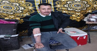 أهالى قرية الزعيم أحمد عرابى بالشرقية يحيون ليلة القدر بحملة تبرع بالدم