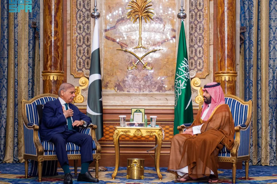 تأكيد على أهمية مواصلة الجهود الدبلوماسية لإعادة الاستقرار.. ولي العهد ورئيس الوزراء الباكستاني يبحثان المستجدات الإقليمية والدولية