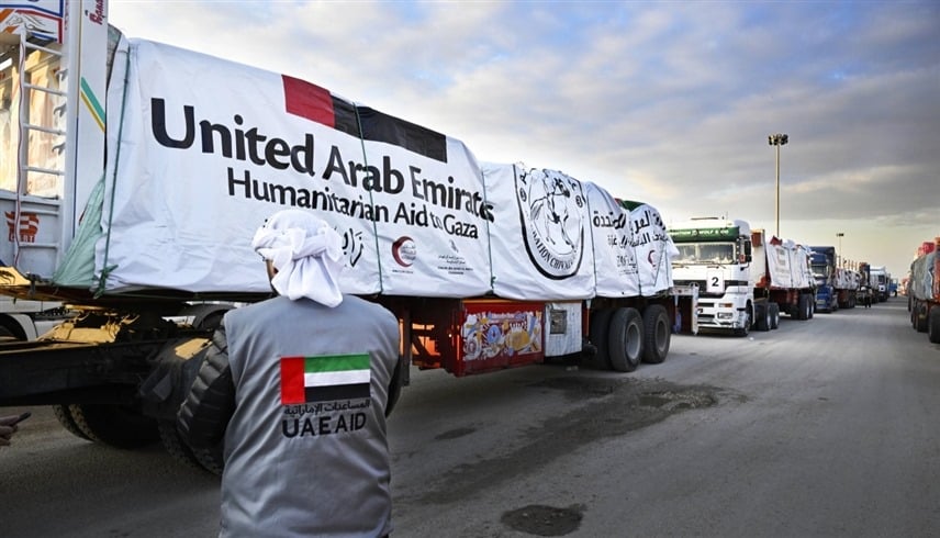 قوافل مساعدات إنسانية وطبية من الإمارات إلى غزة تزامناً مع شهر رمضان