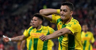 مصطفى محمد على مقاعد بدلاء نانت ضد مارسيليا فى الدوري الفرنسي