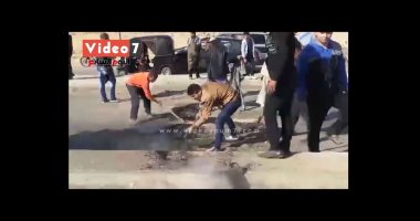 رأس الأفعى يستعين بفيديوهات من تلفزيون اليوم السابع توثق أحداث التخريب