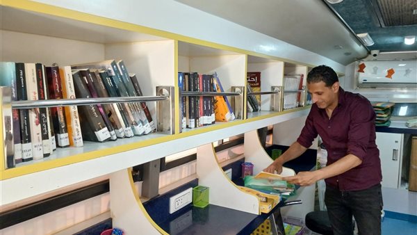 فازت بالمركز الثالث على مستوى الجمهورية، تفاصيل المكتبة المتنقلة الأولى بالبحيرة (فيديو)